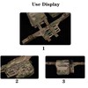 Tactical Fanny Pack Adapter Panel Waist Belt Extension Platform for