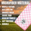 Against The Grain Microfiber Pink Golf Towel for Golf Bags