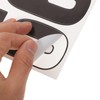 Uonlytech 6 Hojas De Pegatinas De Números De Buzón Pegatinas
