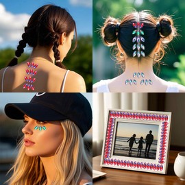 300 Pcs AB Colorful Large Rhinestones for Crafting,15x7MM Big Rhinestones Jewels Gems for Crafts,Horse Eye Shape Flatback Gemstones Rhinestone for Party Decorations(Light Pink AB)