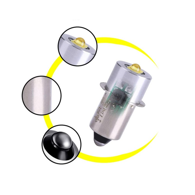 VOANZO 2 x 6V White Light 3W P13.5S LED Flashlight