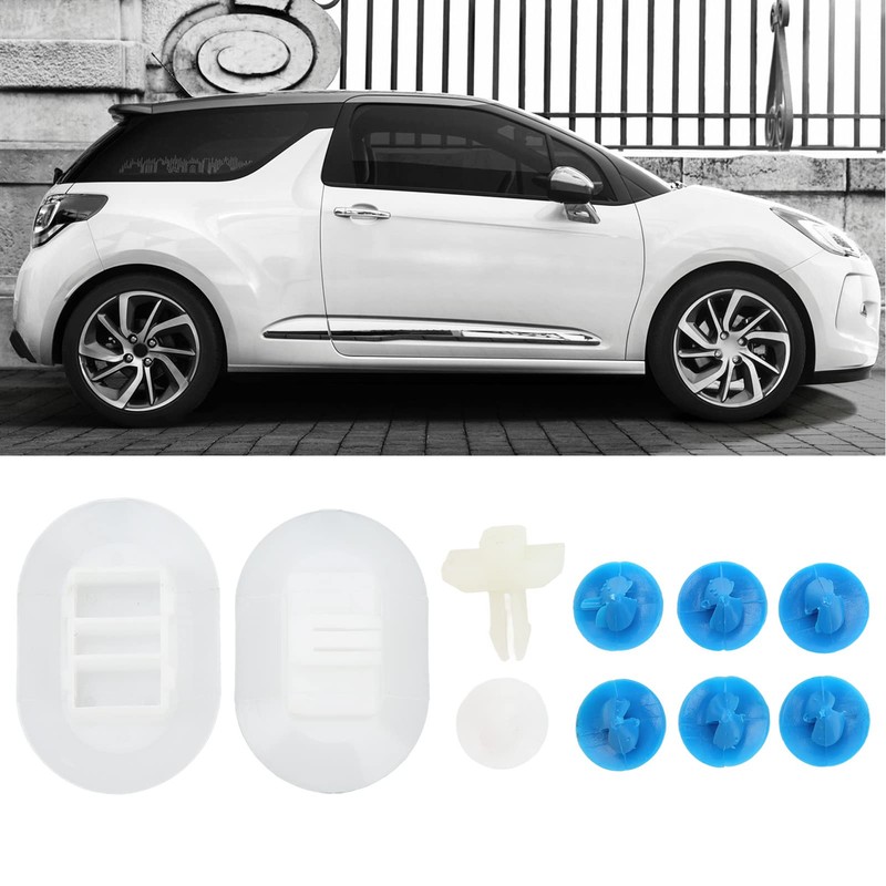 Car Retaining Clips Set, 10 Pieces Car Side Skirts Mounting