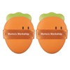 Momo’s Workshop Carrot Makeup Sponge – Dual-Use PU Beauty Sponge