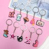 XHAOYEAHX 30/50/100/150/200Pcs Pink Cowboy Keychain charms Gift for Women Cute