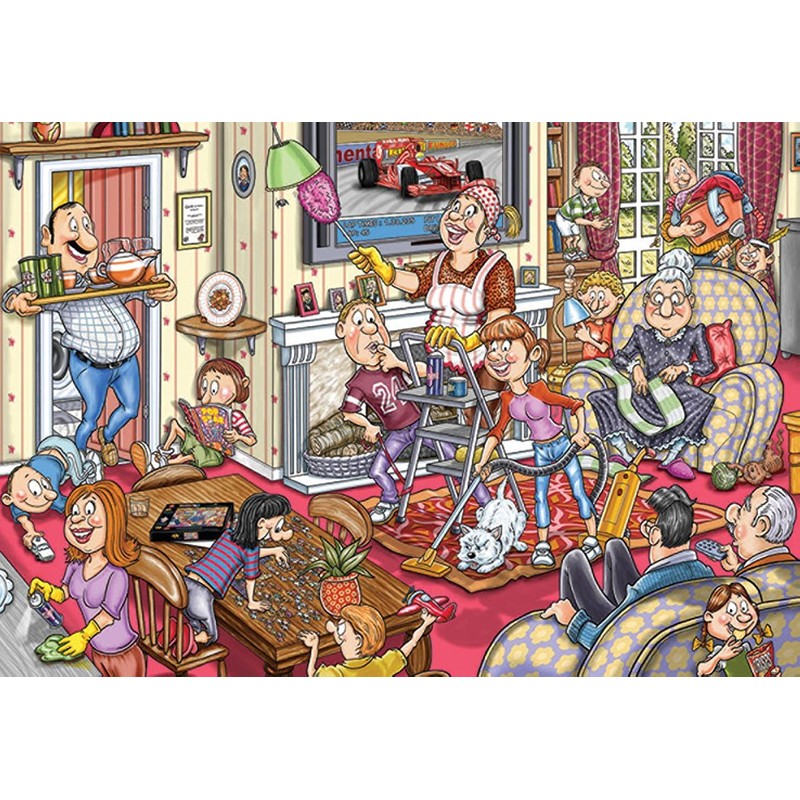 Jumbo 81905 Wasgij Mystery 10 Finally Spring Jigsaw Puzzle 1000