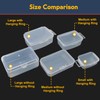 MroMax Component Storage Box - Plastic Electronic Component Containers Tool