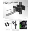 2Pcs Universal Motorcycle Tube Bracket: Adjustable Round Tube Clamp Bracket