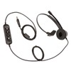 USB Business Headset ENC Noise Cancelling Single Sided Wired PC