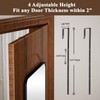 VooBang 14"x48" Full Length Over The Door Mirror - Aluminum
