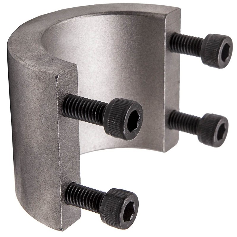 maXpeedingrods 4 Pack Steel Bolt On Tube Clamps 1.75" 4-Bolt