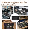 Adevar Magnetic Barber Mat for Clippers,Barber Station Organizer Mat for