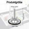 Tap Hole Plug, Stainless Steel Kitchen Sink Cover, 5 cm,