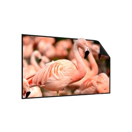 ULTIMEA Projector Screen 120 inch, 80% ALR Projector Screen 2.0 Gain Value for Outdoor Daytime & Home Theater, 16:9 4K Full HD Foldable Silver Screen, Portable Movie Screen Wall Mounted, Photon 120