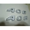 WHITE 406 ENGINE ID EMBLEMS SET OF 6 NUMBERS