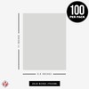 Gray - 8.5 X 11 Inches Bright Color Paper,100 Sheets