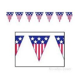 Novelties Direct USA Stars and Stripes Bunting