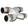 YITAMOTOR 201 Stainless Steel X Pipe 2.5'' Dual to 2.5''
