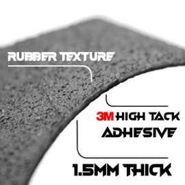 Kawasaki KX125 KX250 Rubberized Frame Grip Tape/Guard │ (Fits: 2003-2006) (2 Pairs - Gray)