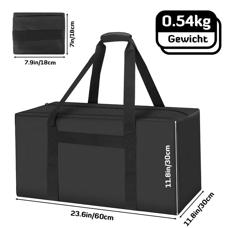 INFANZIA Sports Bag, Extra Large Travel Bag with Improved Zip,