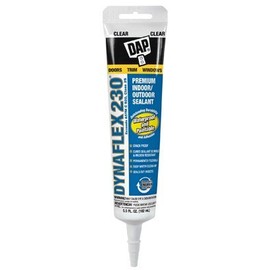 Dap Dynaflex 230 Clear Siliconized Acrylic Sealant 5.5 oz.