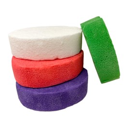 Rigasz Handmade Exfoliating Sponge Soap Set 4 x 120 gr. Natural and Renewing Cleaning Experience