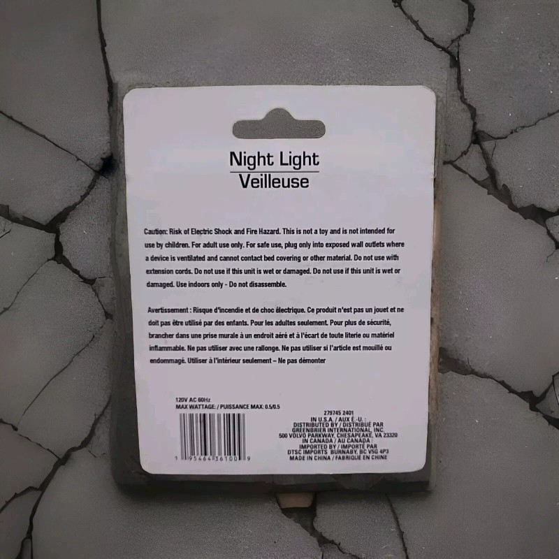 Intertek 4 Pack Pk Intertek Night Lights  * PLUG IN