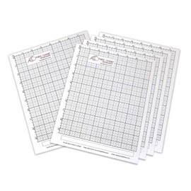 5 x Grid Type Lettersize 'Freehand Designer' Sheets. Draw Perfect Straight Lines Templates. Grid Type Sheets for Scale Drawings