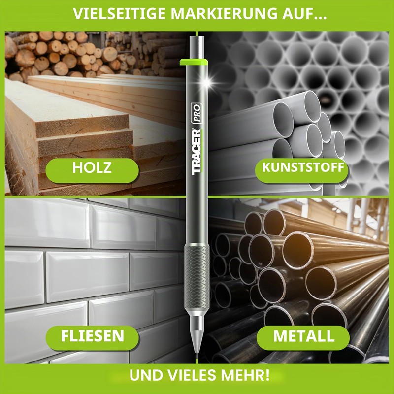 Tracer Pro Mechanical Pencil 1.3mm - Construction Pen with 24