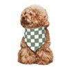 vercosee Pit Crew Dog Bandana, Checkered Flags Race Car Flag