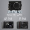 MegaGear MG1435 Panasonic Lumix DC-ZS200, TZ200 Ever Ready Genuine Leather