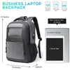 BANGE Travel Laptop Backpack with USB charge port can fit
