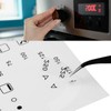 Create idea 4Pcs Oven Temperature and Function Dial Sticker Set