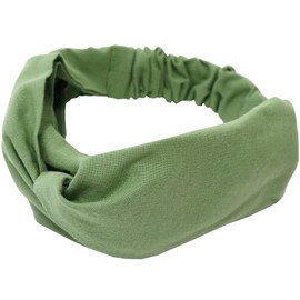 Hair Band Cross Design, Uguising, Solid Color, Washable, 100% Cotton, Made in Japan, Turban, Handmade Hair Band Made with Tenugui