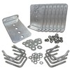 8 Pack 8" Galvanized L-Type Bunk Bracket Kit for Boat
