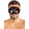 Cressi Big Eyes Scuba Diving and Snorkeling Mask - Blue