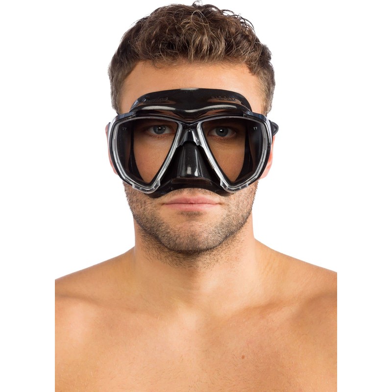 Cressi Big Eyes Scuba Diving and Snorkeling Mask - Blue