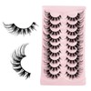 Cat Eye Lashes Wispy False Eyelashes Yasnai Volume Thick Lashes