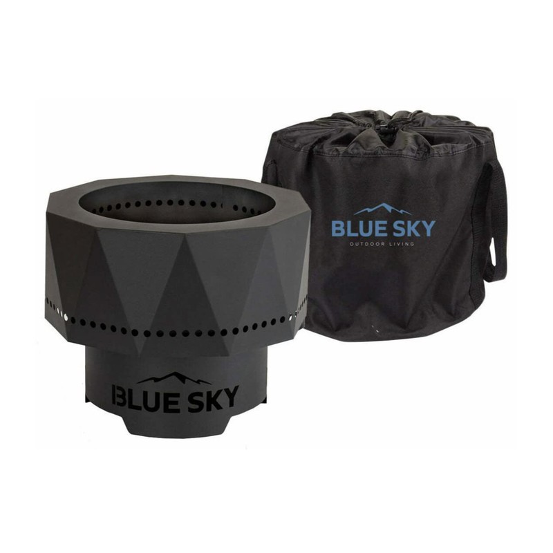 Blue Sky Outdoor Living Ridge Portable Fire Pit, Portable Smokeless