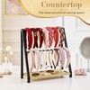 DGWJSU Headband Holder Organizer Metal 2-Tier Display Stand for Selling,