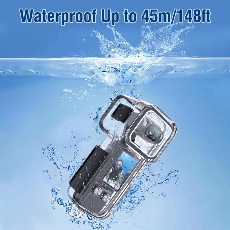 Waterproof Housing Case for DJI Osmo Pocket 3, Touchscreen Underwater