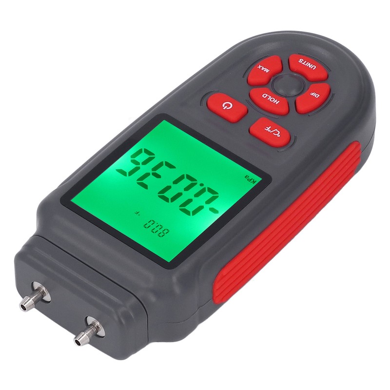 Digital Manometer ABS Shell Handheld High Accuracy HD Display Screen