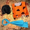 Toulite 3 Pcs Men's Caveman Costume Adult Cavemen Dress up