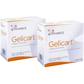 Gelicart Trivance colágeno hidrolizado suplemento alimenticio 60 sobres 10g