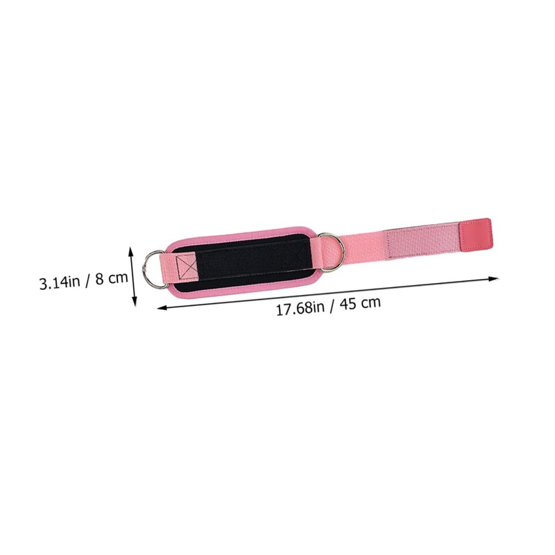 WOONEKY 1Pc Pink Ankle Strap for Fitness Resistance Band Durable