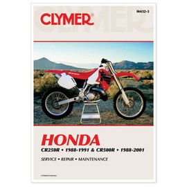 Clymer Manuals Service Manual-Honda Cr250R (88-91) ; Cr500R (88-01) - M4323