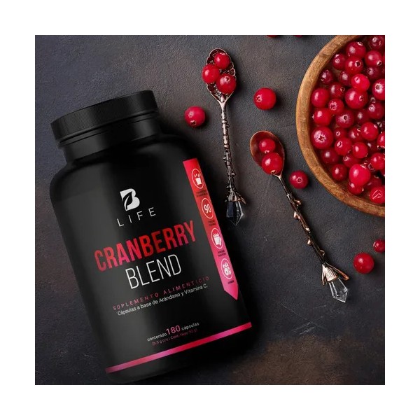 Arándano Concentrado 50:1. 180 Caps Cranberry Blend B Life. Sabor