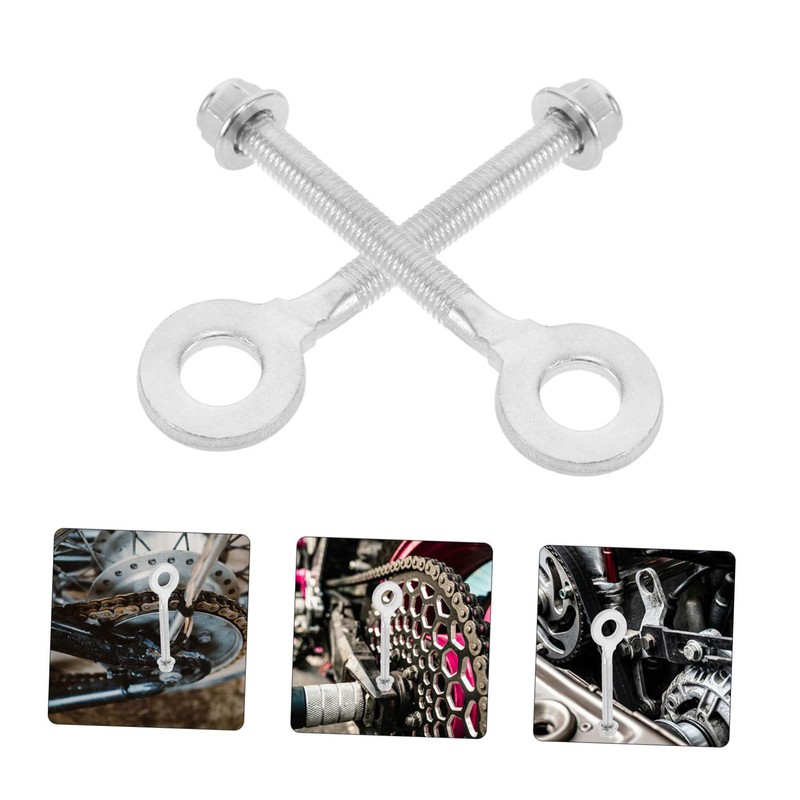 Ciieeo 2pcs Off Road Chain Adjuster for Atv Dirt Bike