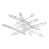 [100pcs] LED Cannonball Type 3mm Milky White Lens 2000-3000mcd 6500-7000K