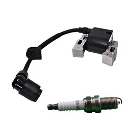 OakTen Ignition Coil Spark Plug Pack compatible with 30500-ZJ1-013, 30500-ZJ1-023, 30500-ZJ1-845 for Honda GX610, GX620, GX670, GXV610, GXV620, GXV670 (R CYLINDER)