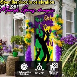 Fun Express Mardi Gras Door Cover